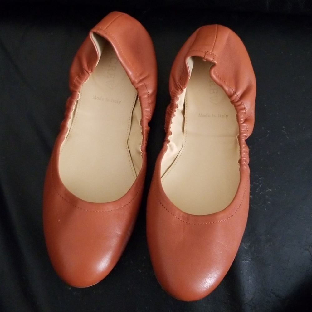 J.Crew leather flats.
